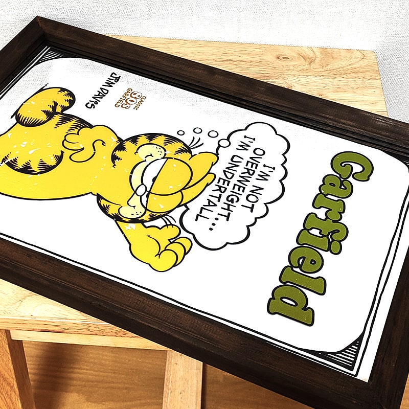 楽天市場】鏡 ガーフィールド パブミラー アメリカン キャラクター