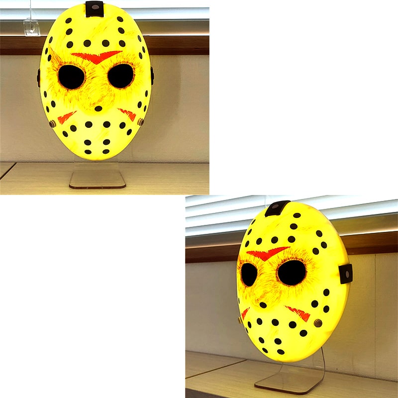 楽天市場】ジェイソン マスク ライト 置物 13日の金曜日 雑貨 映画