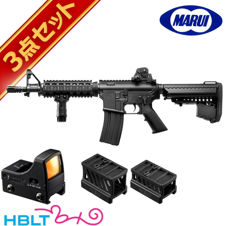 楽天市場】東京マルイ Colt M4 CQB−R Black ドットサイト セット ( 次