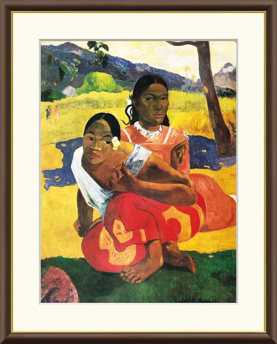 楽天市場】ゴーギャン いつ結婚するの F4サイズ 額装込 J1-141 世界の