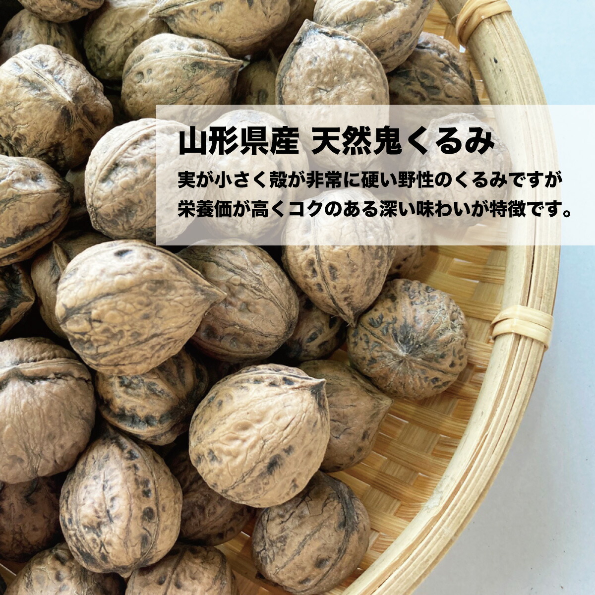 楽天市場】くるみ 1kg 国産 殻付き 令和7年産 山形県産 鬼くるみ
