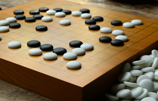 楽天市場】【あす楽】【送料無料】 碁石 囲碁 硬質メラミン 中厚石 361