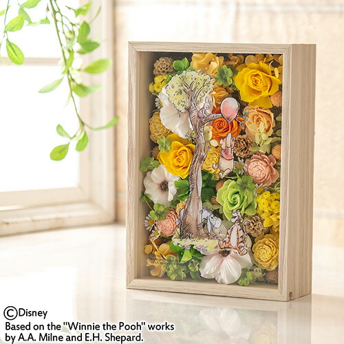 楽天市場】誕生日 花 ディズニー フラワーフレームアート「スマイリー