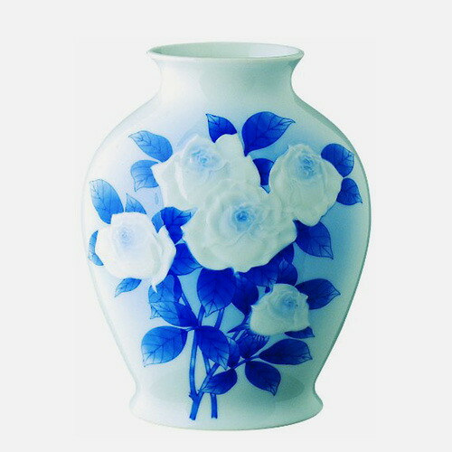 楽天市場】ローズガーデン 香蘭社 花瓶の通販