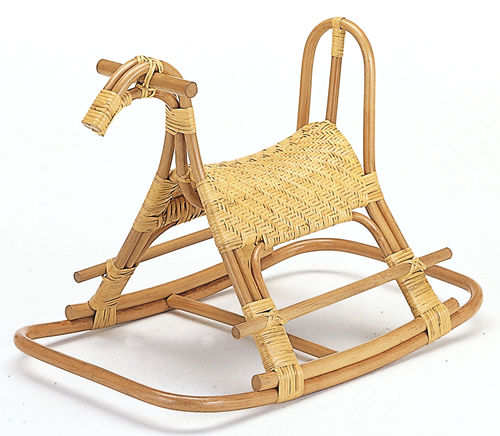 楽天市場】ラタン 籐 ロッキングホース 木馬 乗り物 玩具 キッズ