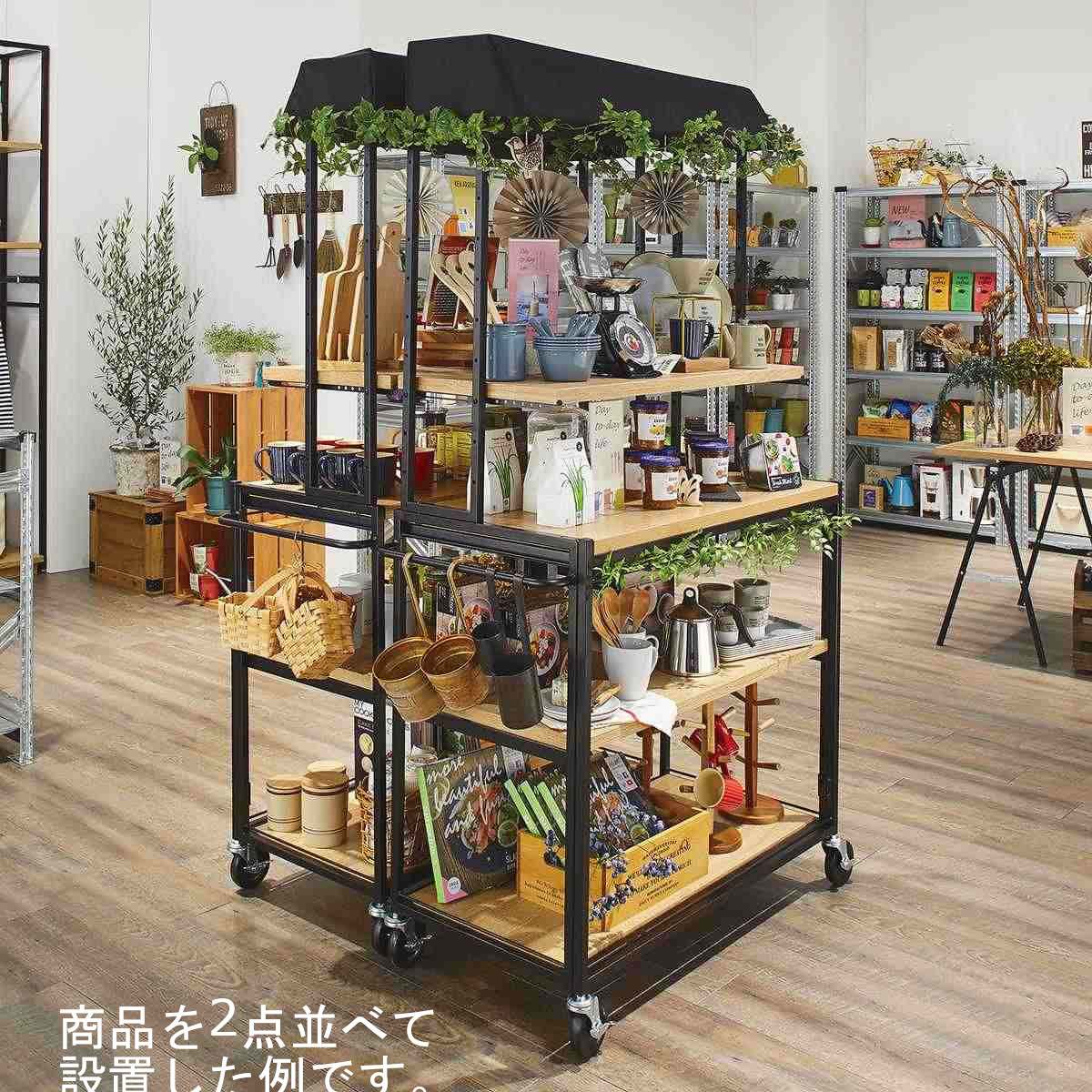 楽天市場】商品ディスプレイワゴン マルシェ 出店 屋台 イベント