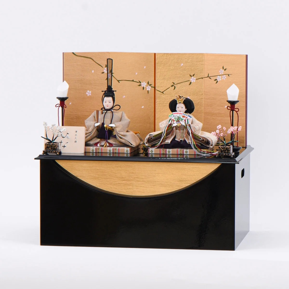 楽天市場】清水久遊 雛人形 収納飾り コンパクト おしゃれ 親王飾り