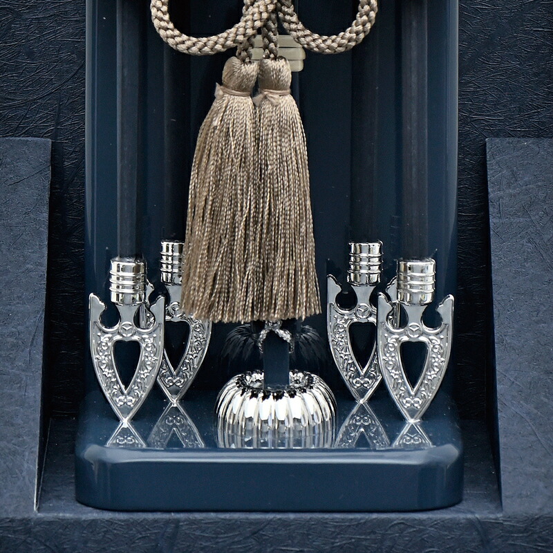 楽天市場】破魔弓 ケース飾り 律（紺） 7号 アクリルケース 【2026年度