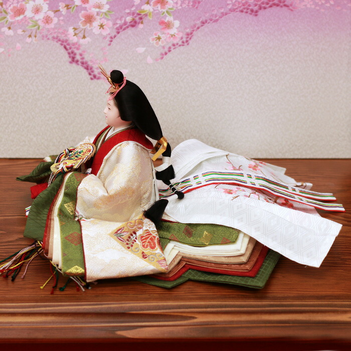 楽天市場】雛人形 収納飾り 【 三段飾り 穂乃花雛】 ひな人形 おしゃれ