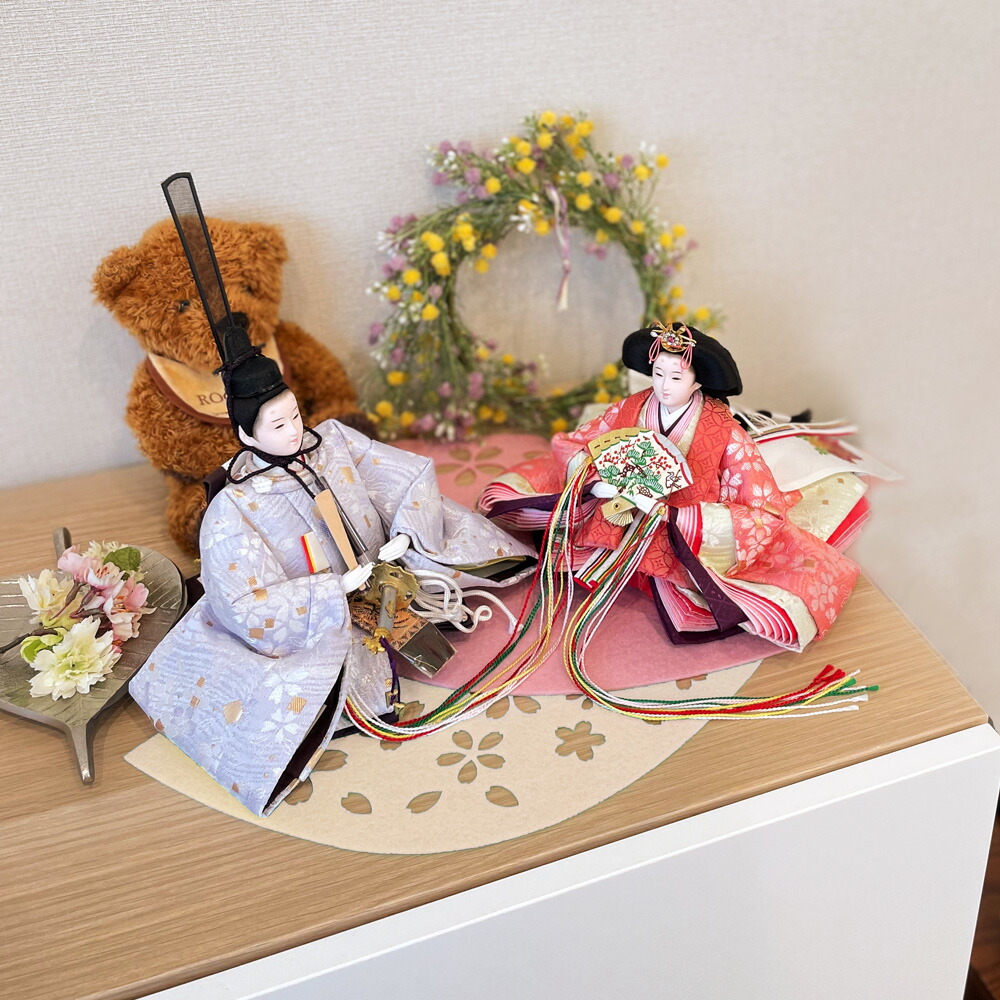 楽天市場】雛人形 【 収納飾り かすがい雛】 業界No.1のお顔 必見