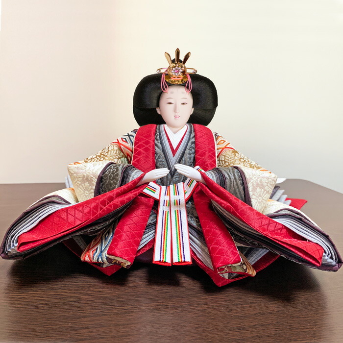 楽天市場】質を追求した雛人形 【 おしゃれ 千秋雛】 親王飾り