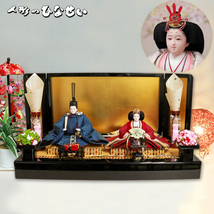 楽天市場】【 雛人形 上品 さが 桁外れ 人気が違う 】【 親王飾 一葉雛