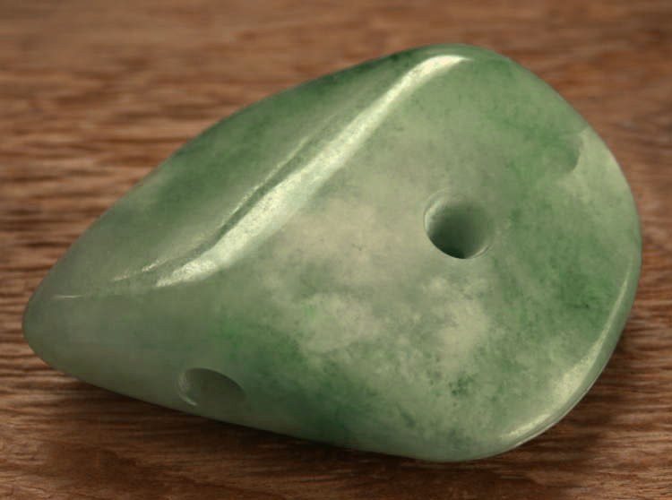 楽天市場】糸魚川翡翠石笛 C00853真隆 作 60mm*53mm*20mm【送料無料