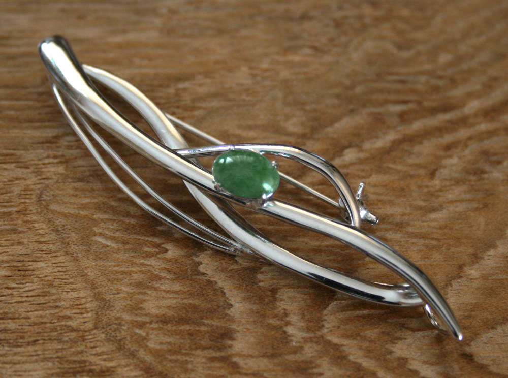 楽天市場】ヒスイ ブローチの通販