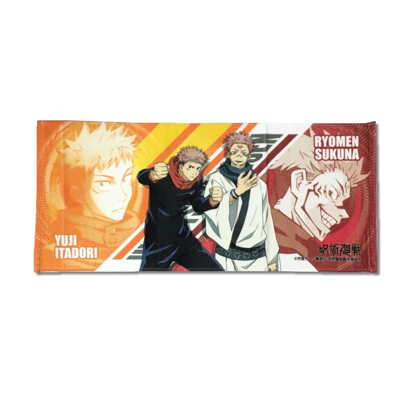楽天市場】呪術廻戦 インクジェット フェイスタオル 虎杖＆両面宿儺