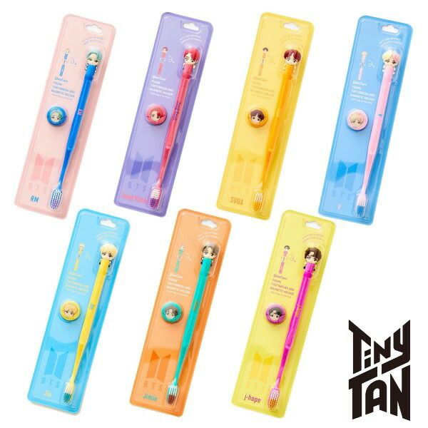楽天市場】BTS TinyTAN フィギュア付き 歯ブラシ マグネット セット