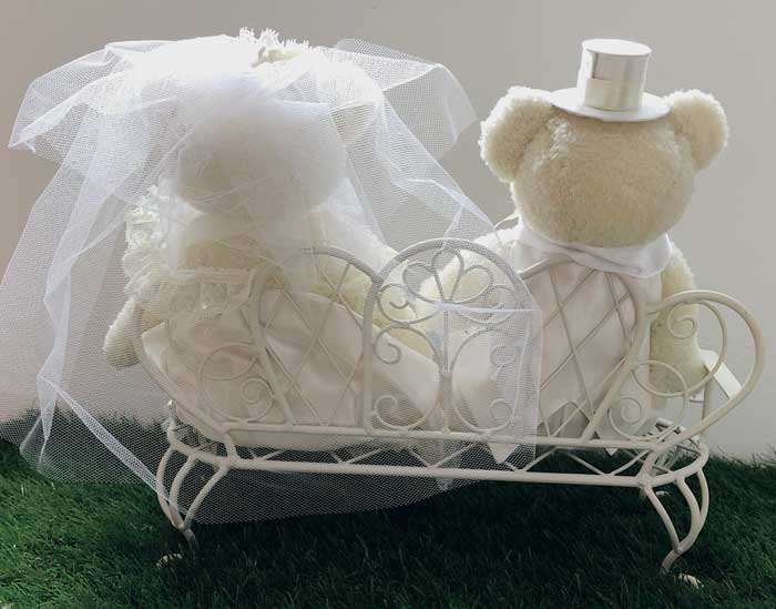 楽天市場】ウェルカムボードにもなるウェディングベア完成品（クリーム