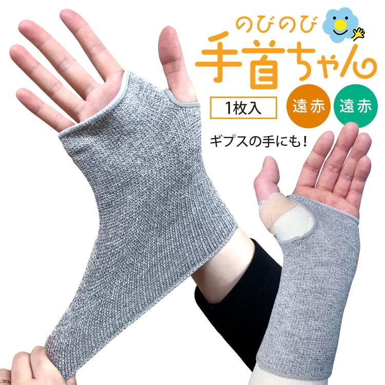 楽天市場】【1枚販売】ギプスにはける めちゃのび手首用サポーター