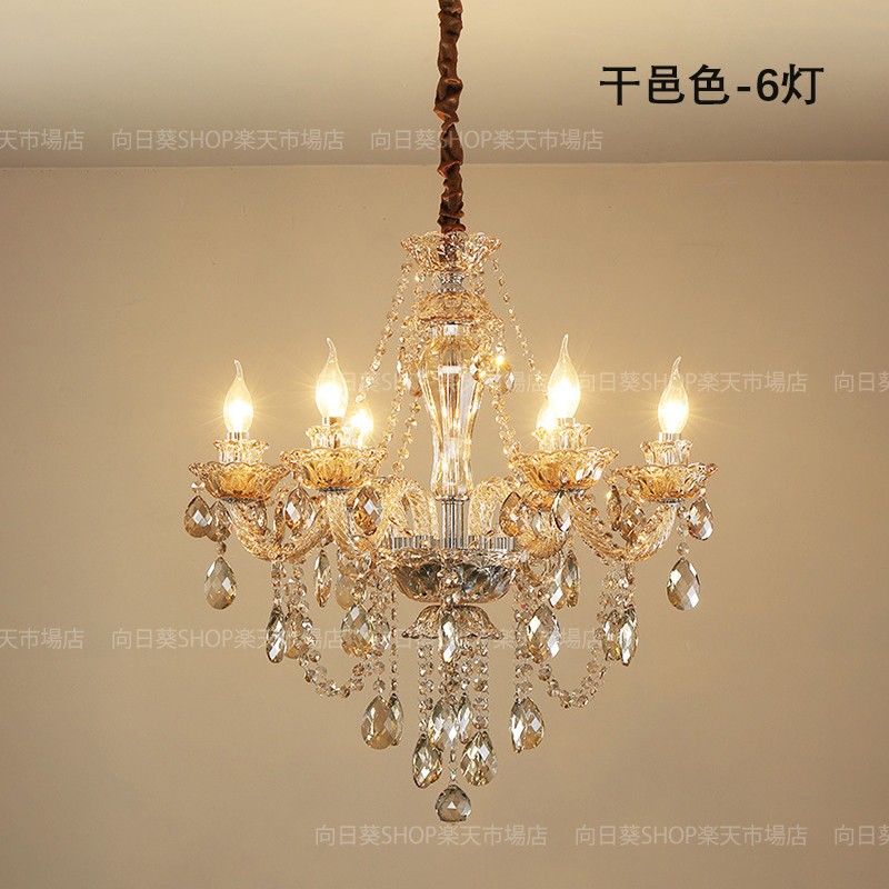 楽天市場】AAAZM シャンデリア おしゃれ 北欧 LED対応 水晶ガラス 大型