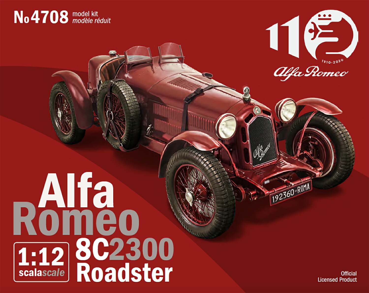 楽天市場】イタレリ 1/12 アルファロメオ 8C 2300 ロードスター