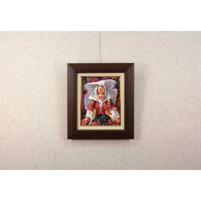 楽天市場】絵画 山田説義 油絵・油彩画 『人形』 人形 静物 一点物