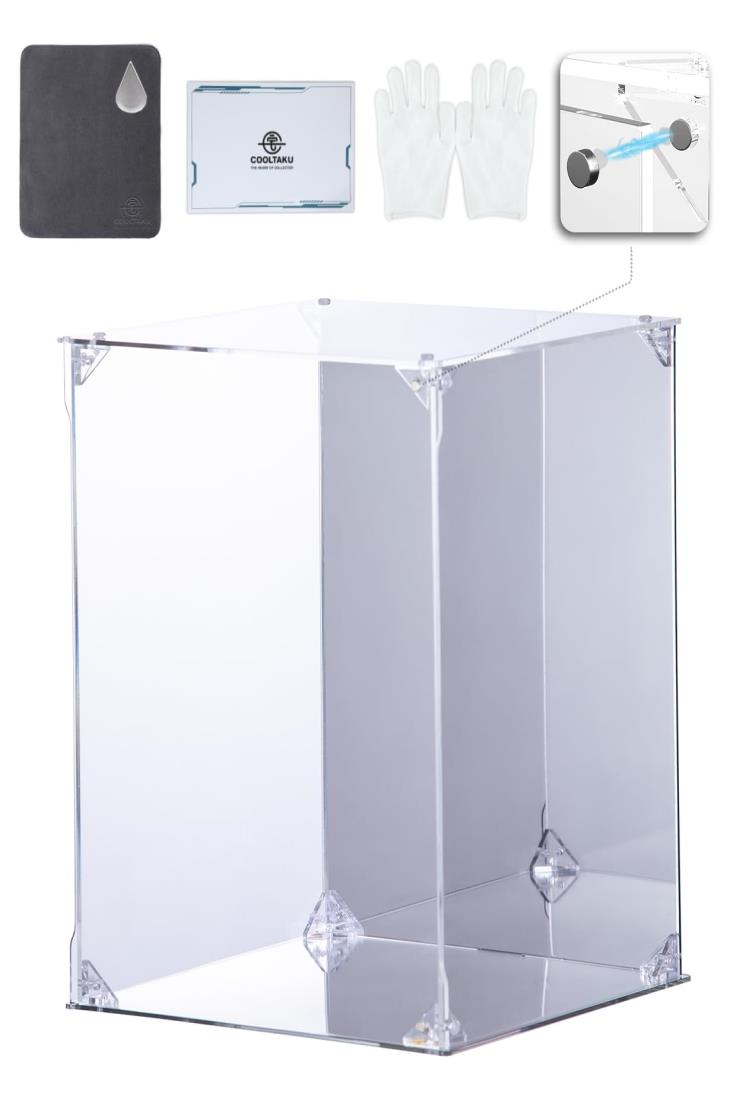 楽天市場】COOLTAKU フィギュア ケース アクリル UVカット 台座ミラー