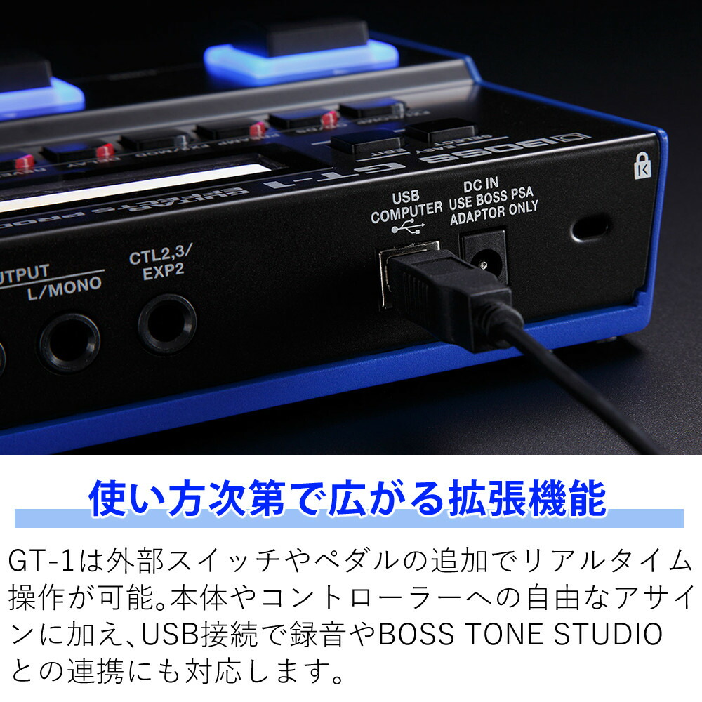 楽天市場】【専用ケース付き】BOSS マルチエフェクター GT-1 ボス