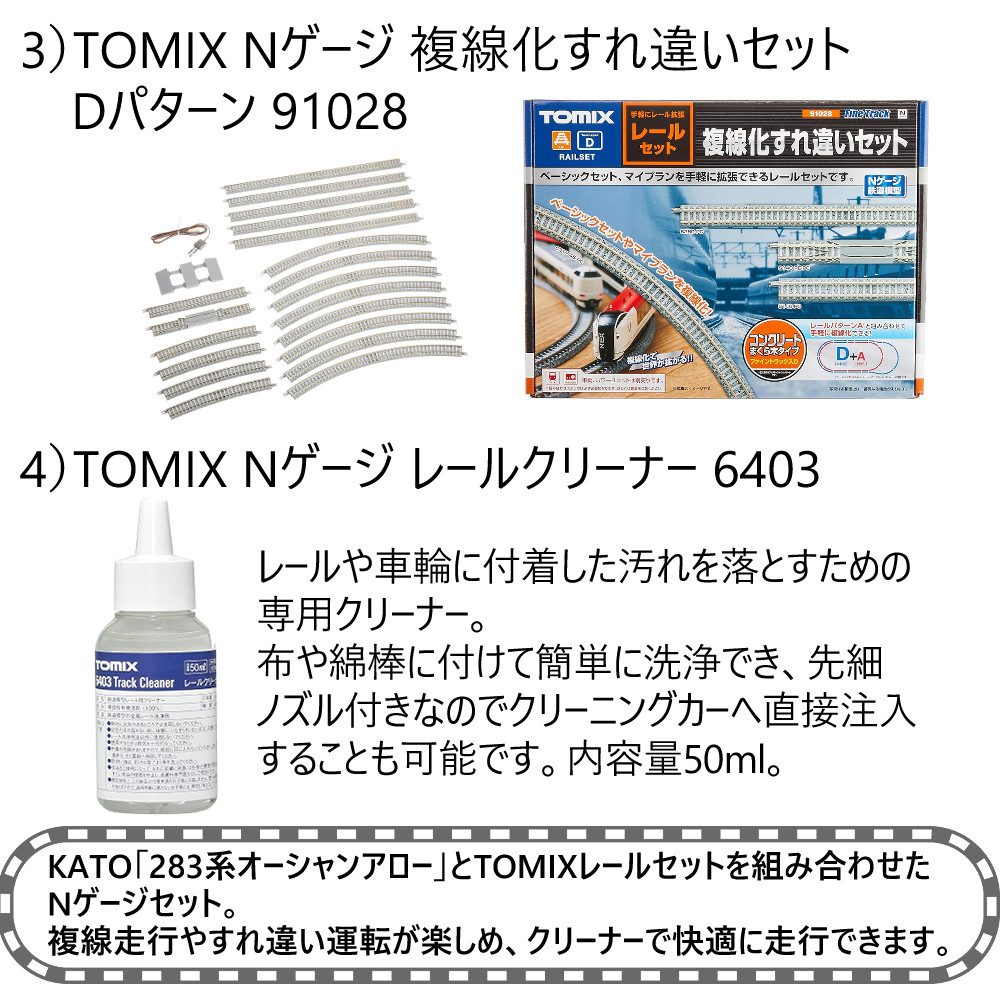 楽天市場】カトー Nゲージ 283系 オーシャンアロー 基本セット レール