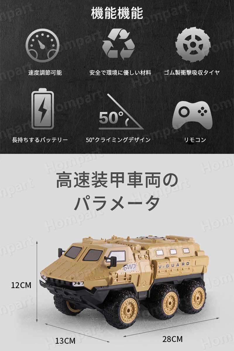 楽天市場】お買い物マラソン【P5倍】ラジコン 1:16無線六輪リモコン