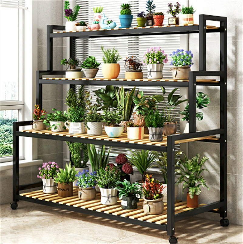 楽天市場】フラワースタンド プランタースタンド ガーデニング 棚屋外