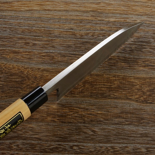 楽天市場】出刃包丁 片刃 165mm 銀三ステンレス 桜柄(和包丁