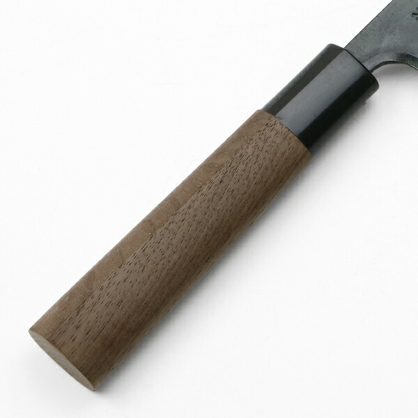 楽天市場】元兼 舟行包丁 150mm 両刃 青紙1号 割込み 黒打ち仕上げ