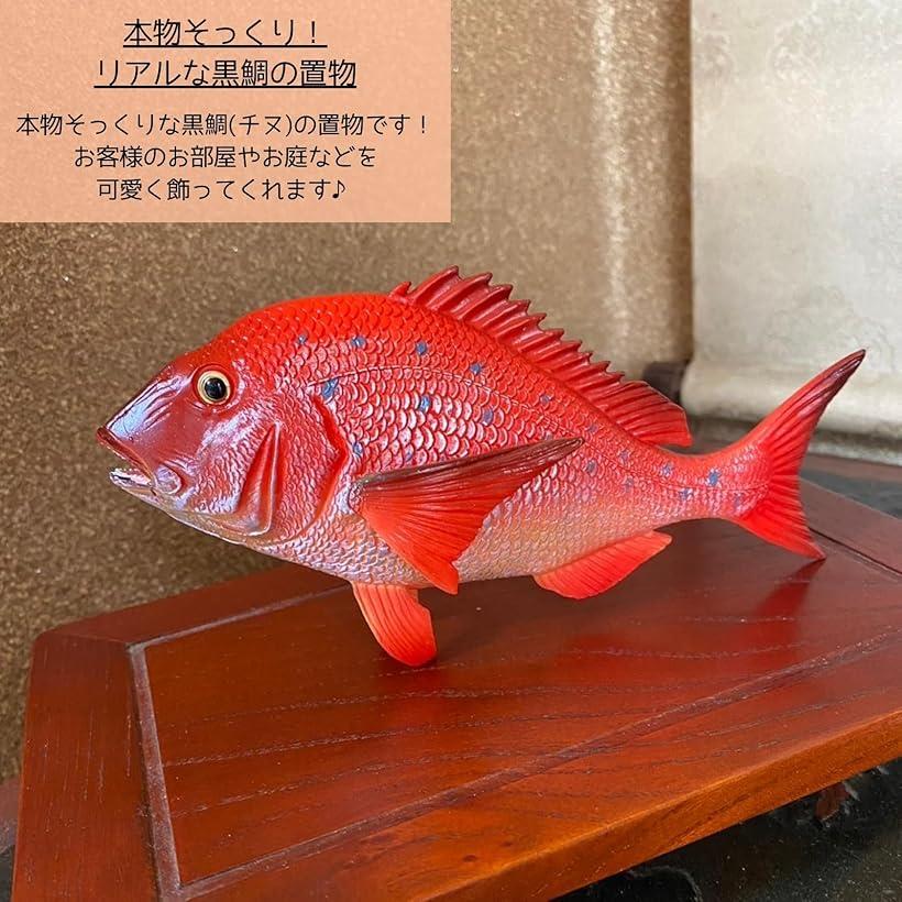楽天市場】鯛 チヌ 魚 クロダイ 黒鯛 置物 置き物 インテリア オブジェ