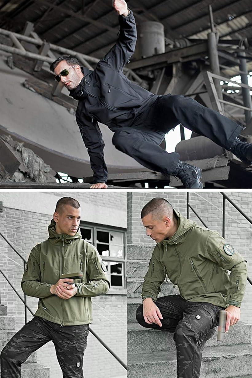 楽天市場】XL グリーン ミリタリー フード付 タクティカルジャケット