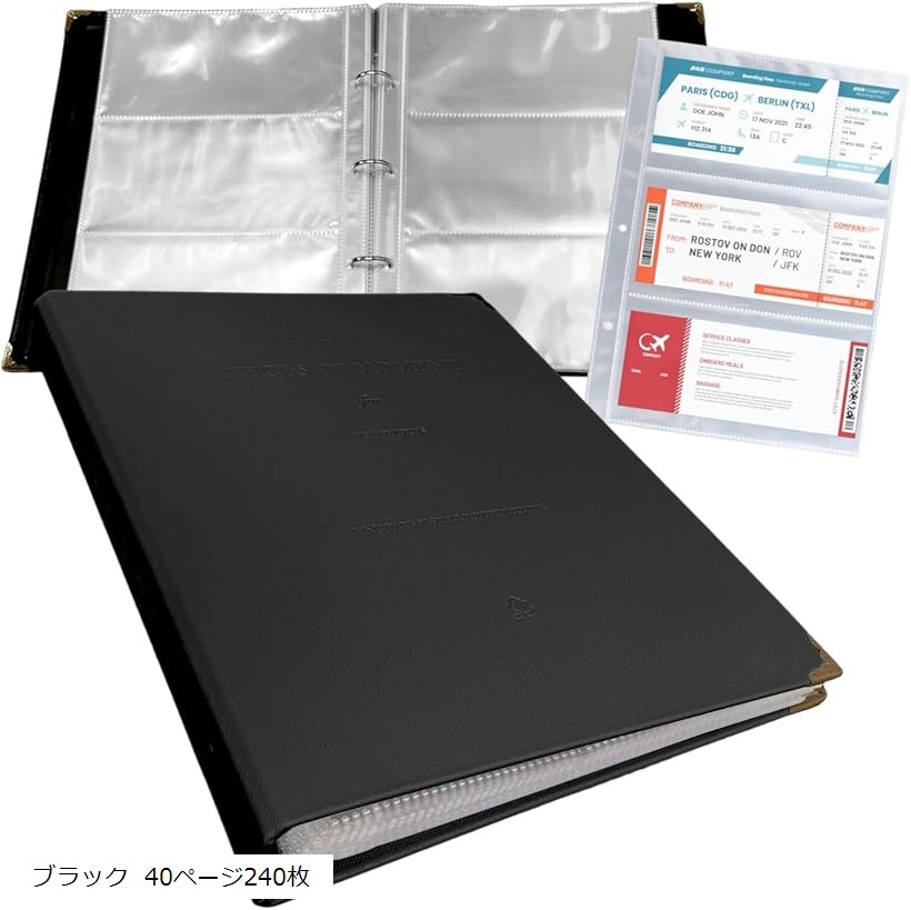 楽天市場】チケットファイル パンフレット 収納 チケットケース 半券