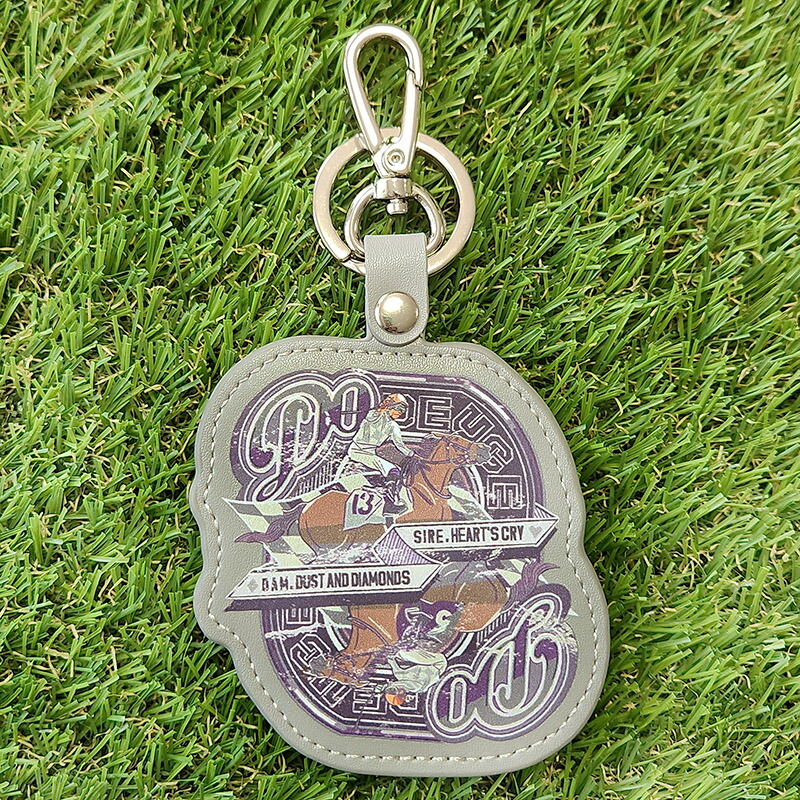 楽天市場】競走馬ドウデュース本革キーホルダーDo Deuce東京優駿、朝日