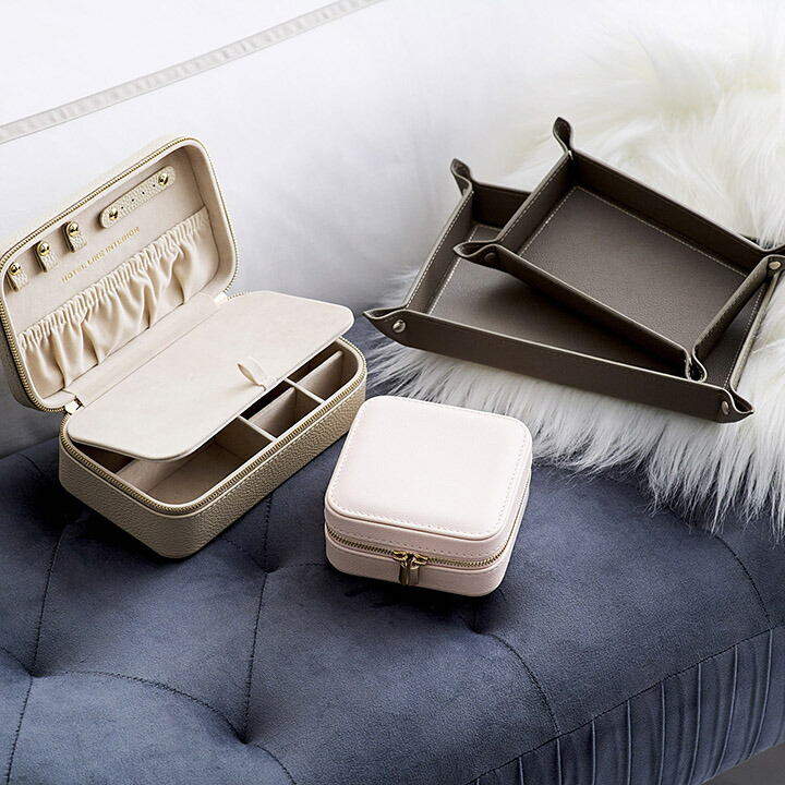 楽天市場】レザー ジュエリーケース トラベル 本革 高級牛革［R