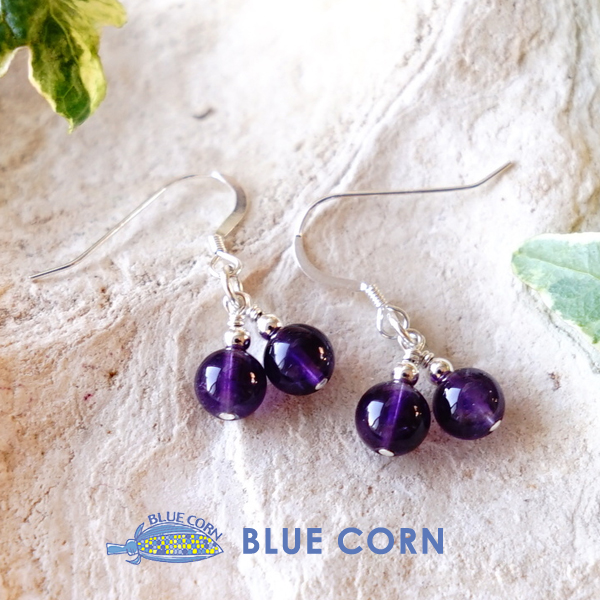 楽天市場】ピアス アメジスト【紫水晶 アメジスト さくらんぼピアス