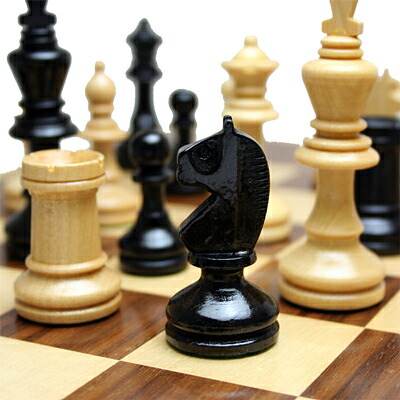 楽天市場】※送料無料！※西ドイツ ボヘミア社製 木製チェスセット 143