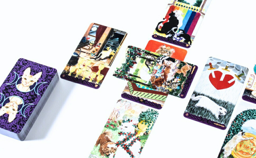 楽天市場】タロット オブ ペイガン・キャッツ ミニ Tarot Of Pagan