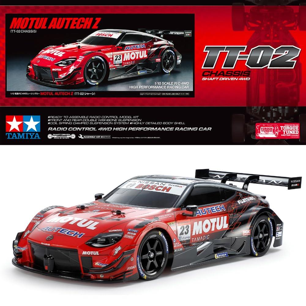 タミヤ 1/10 電動RCカーシリーズ No.735 MOTUL AUTECH Z (TT-02