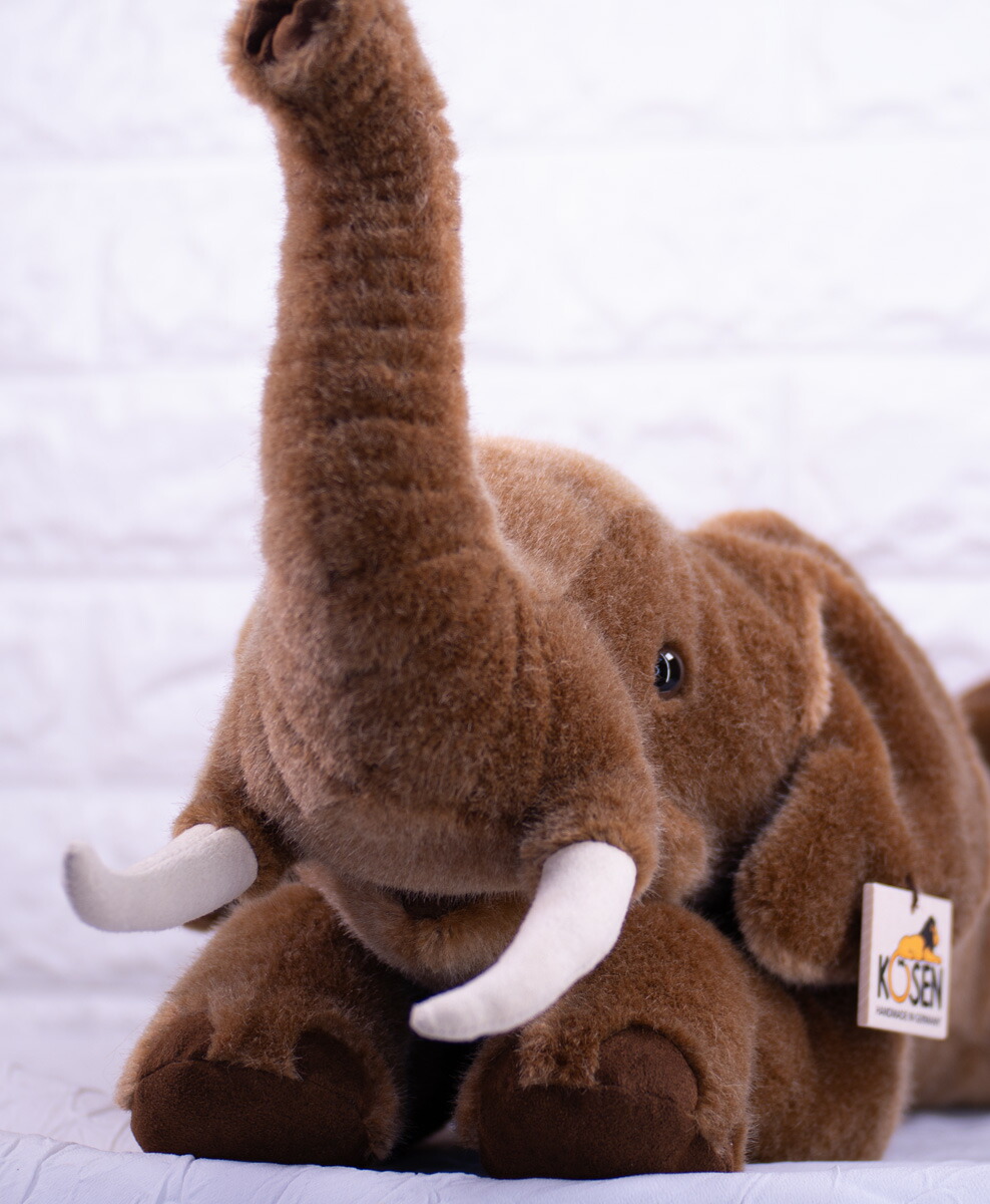 楽天市場】ケーセン ぬいぐるみ Kosen ゾウ 寝そべり 55cm Elephant