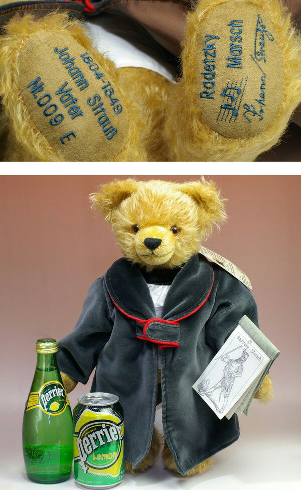 3.5万円程で購入✨ ハーマンテディベア ポーリン ぬいぐるみ ドレス風