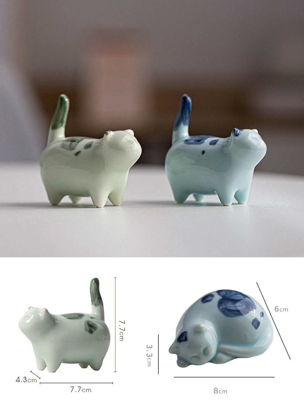 楽天市場】IwaiLoft 小猫の置物 ねこ インテリア オブジェ 猫 ネコ