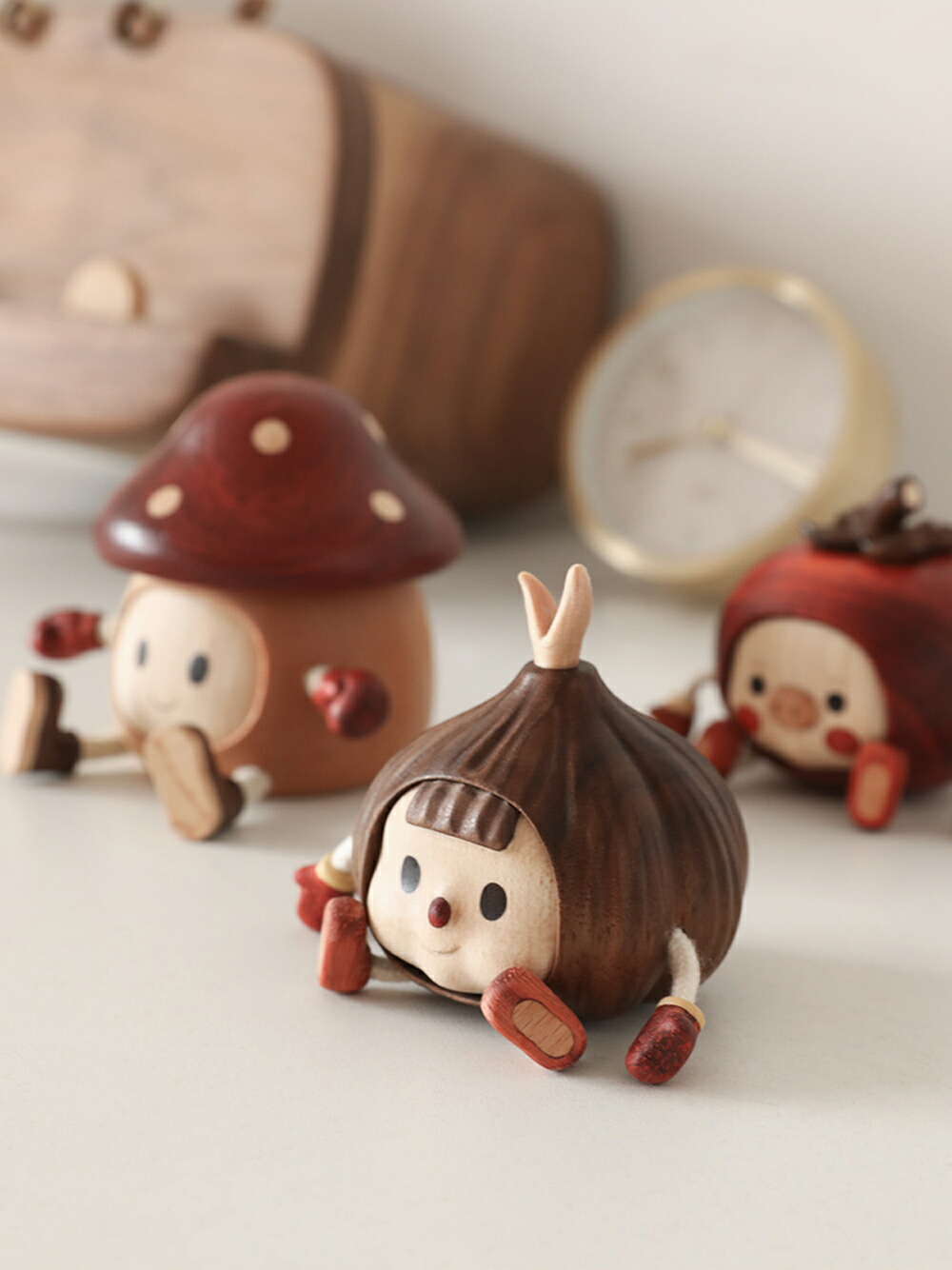 楽天市場】【ニクちゃん】癒し グッズ 木のおもちゃ かわいい