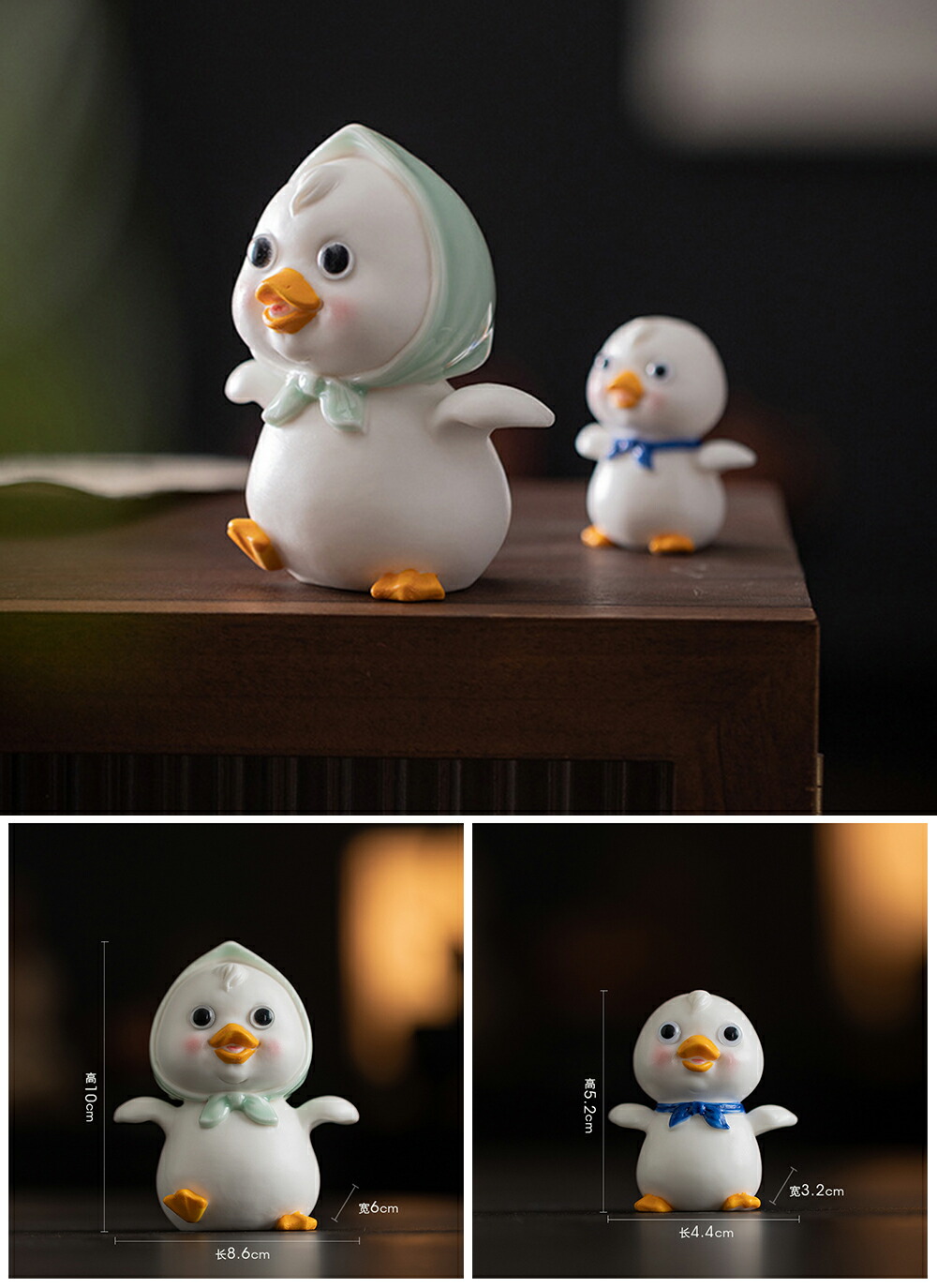 楽天市場】IwaiLoft かわいい おやこ 鴨 かも 置物 陶器 手作り