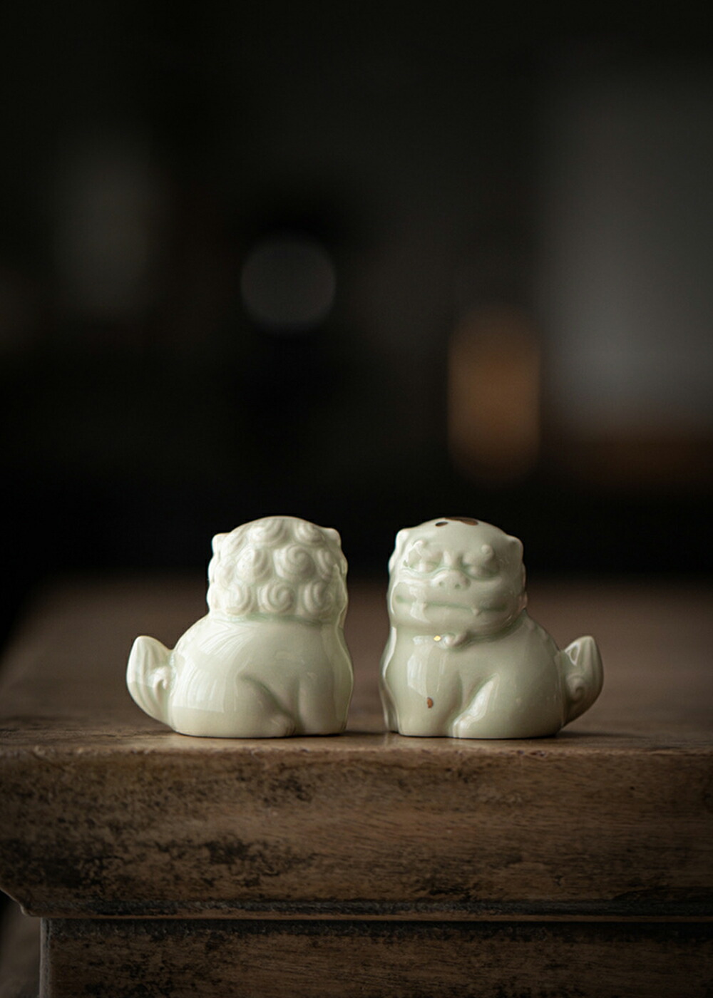 楽天市場】【1匹のみ】IwaiLoft 獅子の置物 陶磁器 筆置き ミニ 文鎮