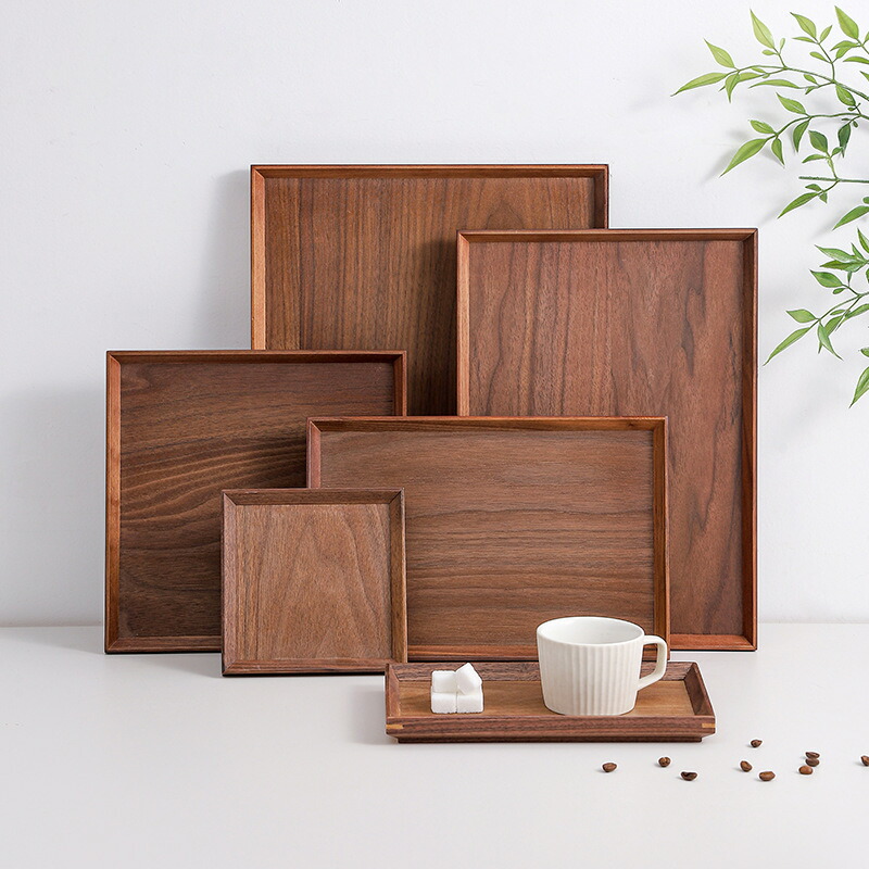 木製 角型トレー 約幅35×奥行26×高さ2cm【無印良品 公式】