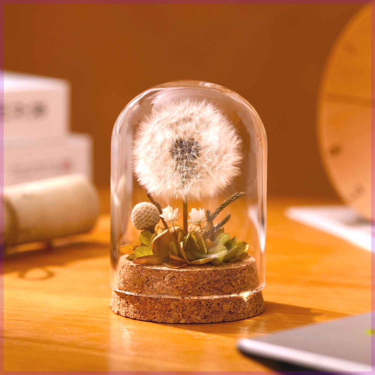 楽天市場】「愛の神託」Mini プリザーブドフラワー タンポポ たんぽぽ