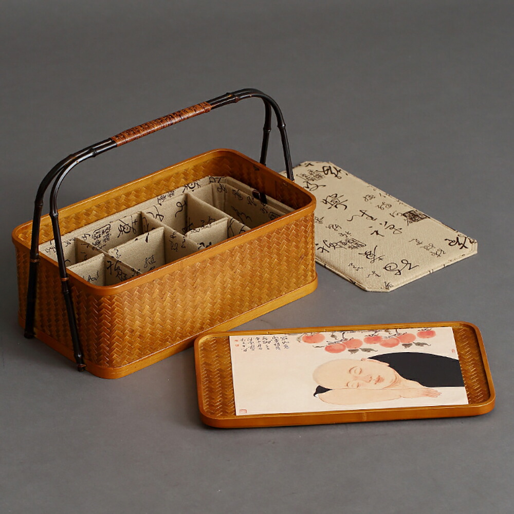 楽天市場】清境Craft 竹かご 新作 天然竹製 バンブー 収納ボックス